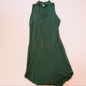 Forest Green Keyhole Dress